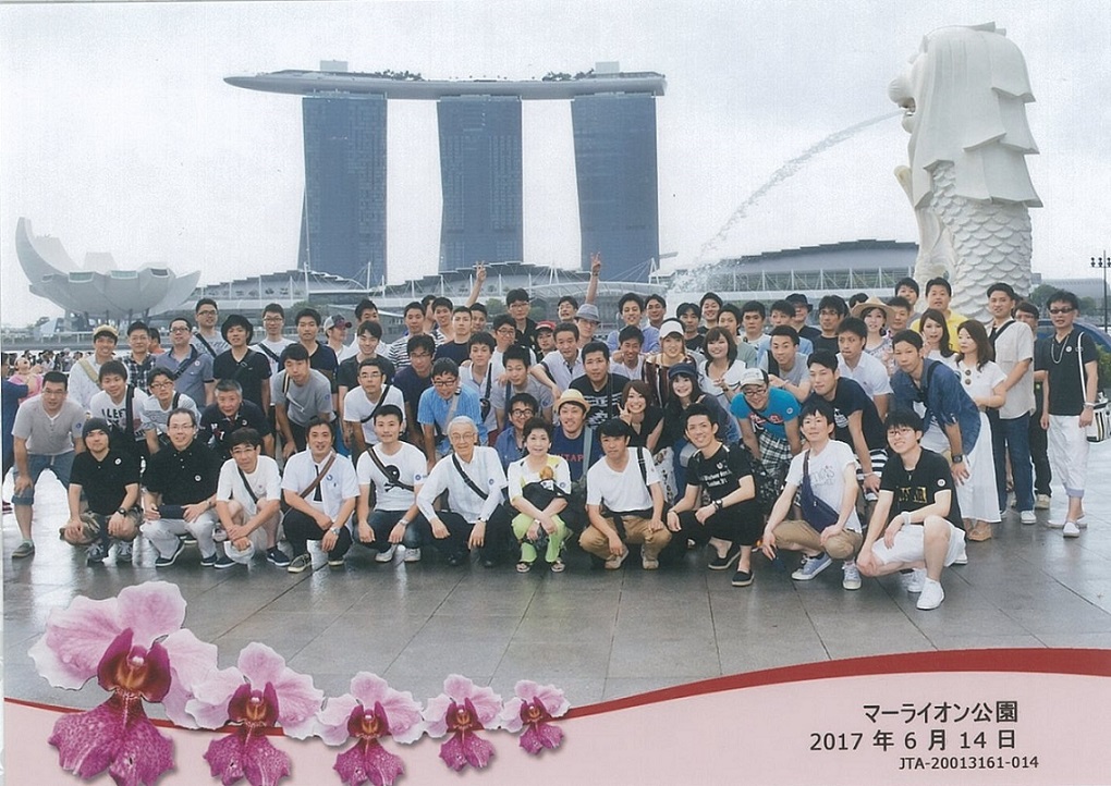 全社員でシンガポール3泊4日の旅!