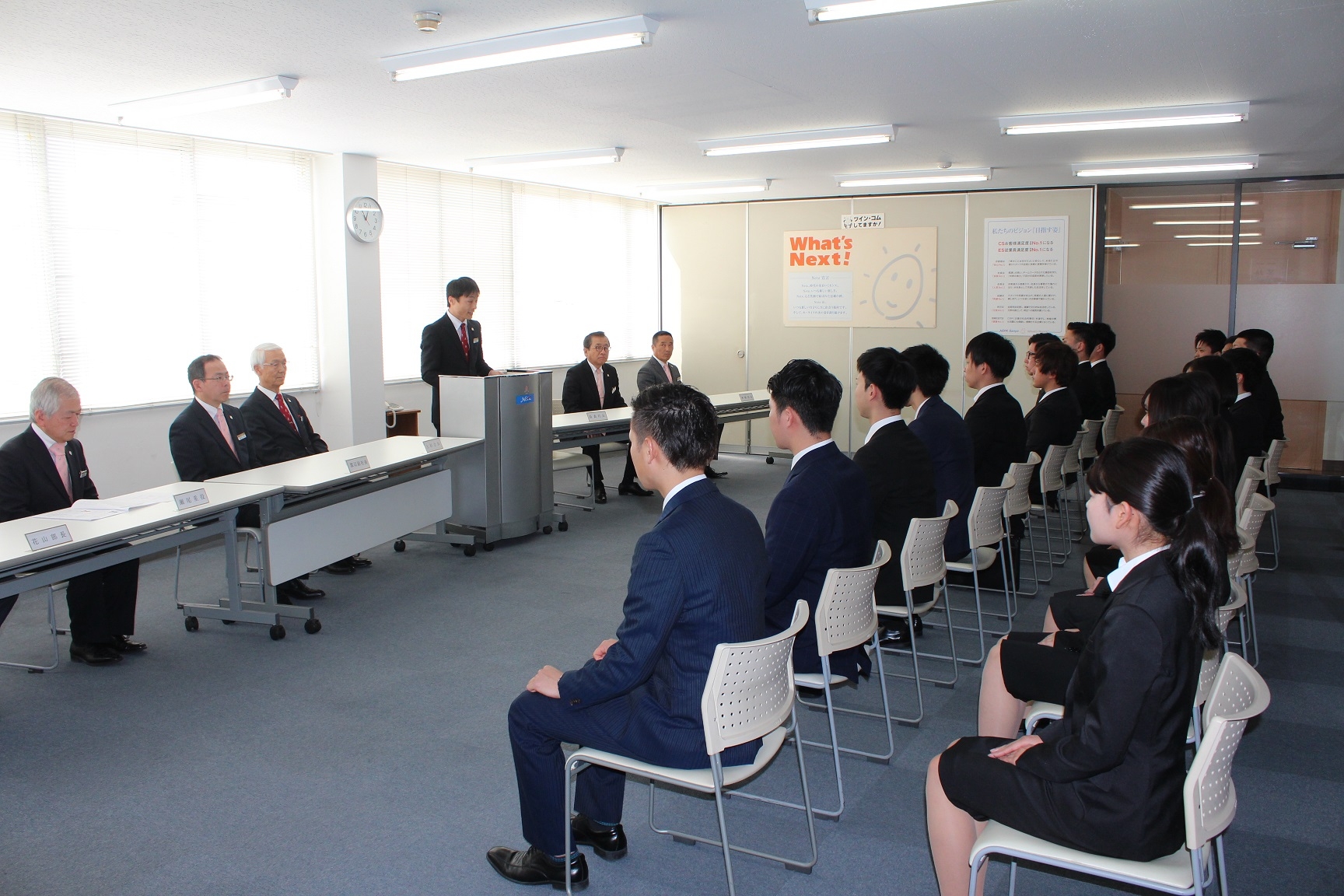 ★2018年度入社式が行われました★