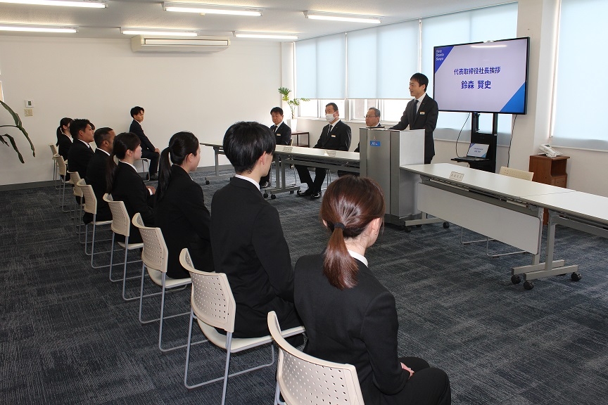 ★ようこそネッツトヨタ山陽へ！令和7年度入社式を開催しました★